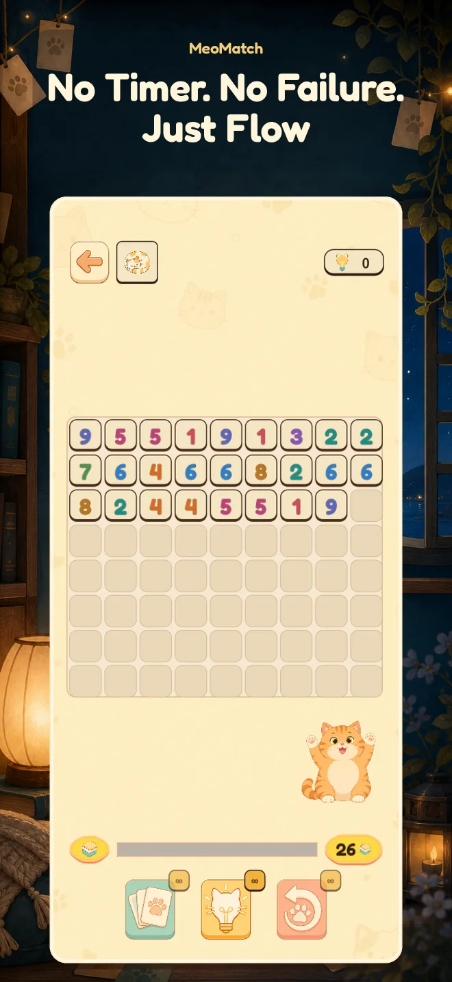 Relax in endless Zen Mode